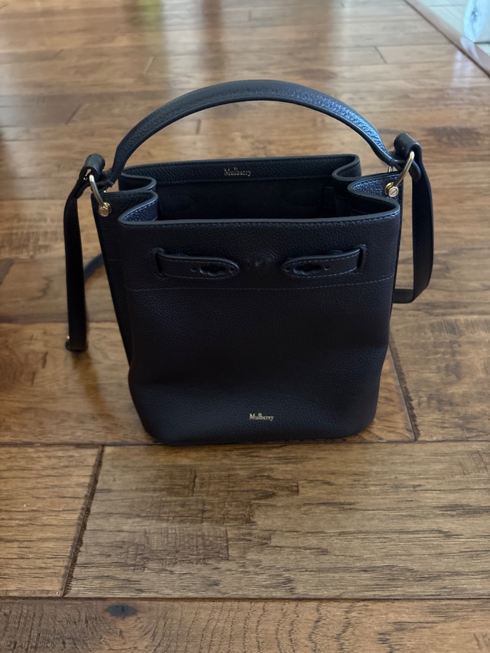 Mulberry Islington Bucket Ebony Small Classic Grain - Picture 5 of 8